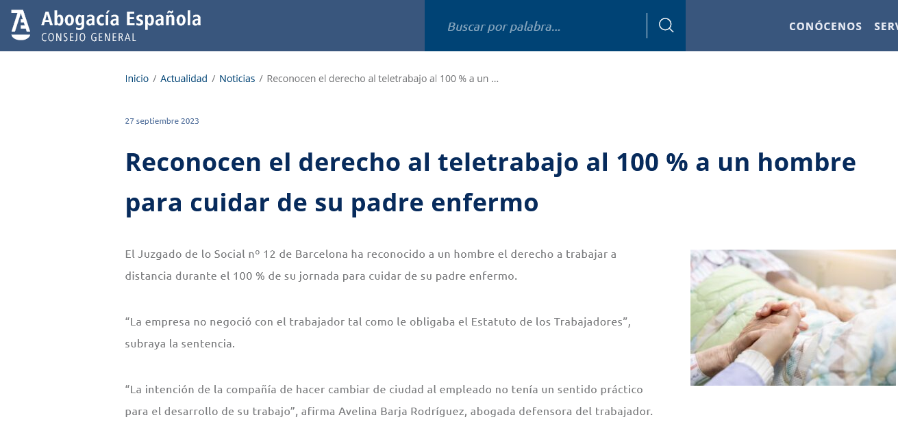 NOTICIA DERECHO LABORAL