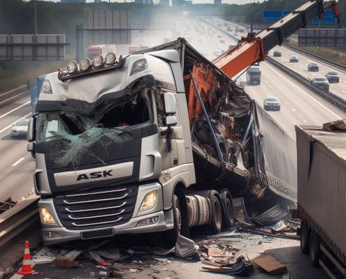 Accidente de tráfico por alcance